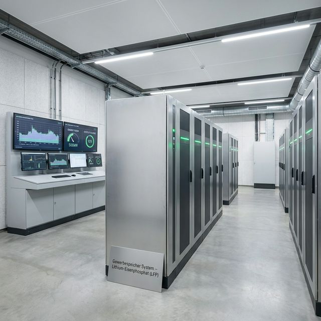 LFP Gewerbespeicher Batteriesystem für Mieterstrom 2.0 in Augsburg