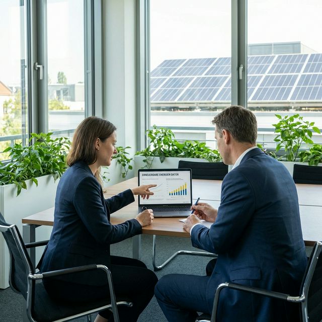 Mieterstrom Beratungsgespräch — Energiekonzept für Hausverwaltung und Immobilienbesitzer